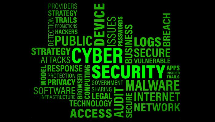 Cybersecurity concept protecting business technology